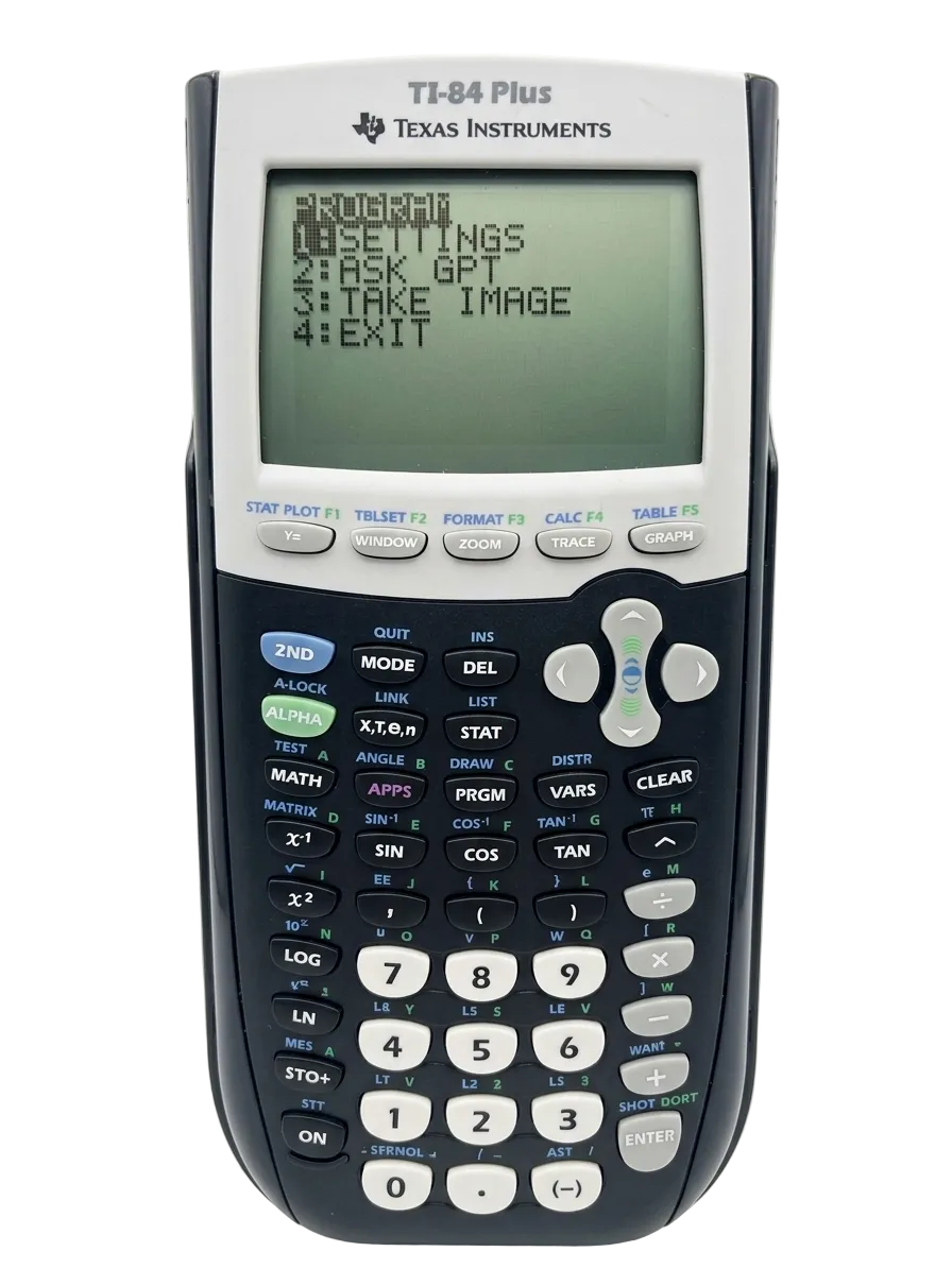 Calculatrice ChatGPT Caméra